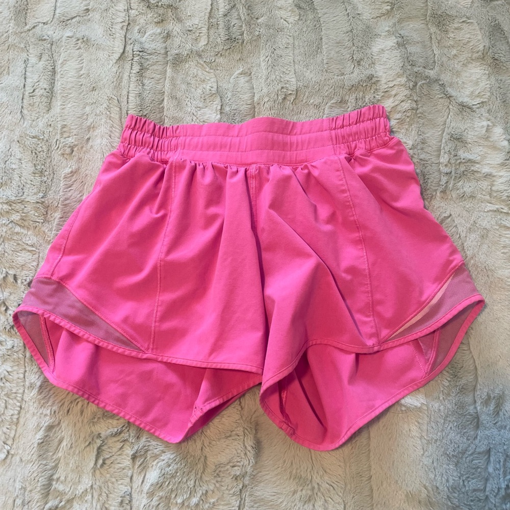 sonic pink hotty hot shorts lululemon RARE